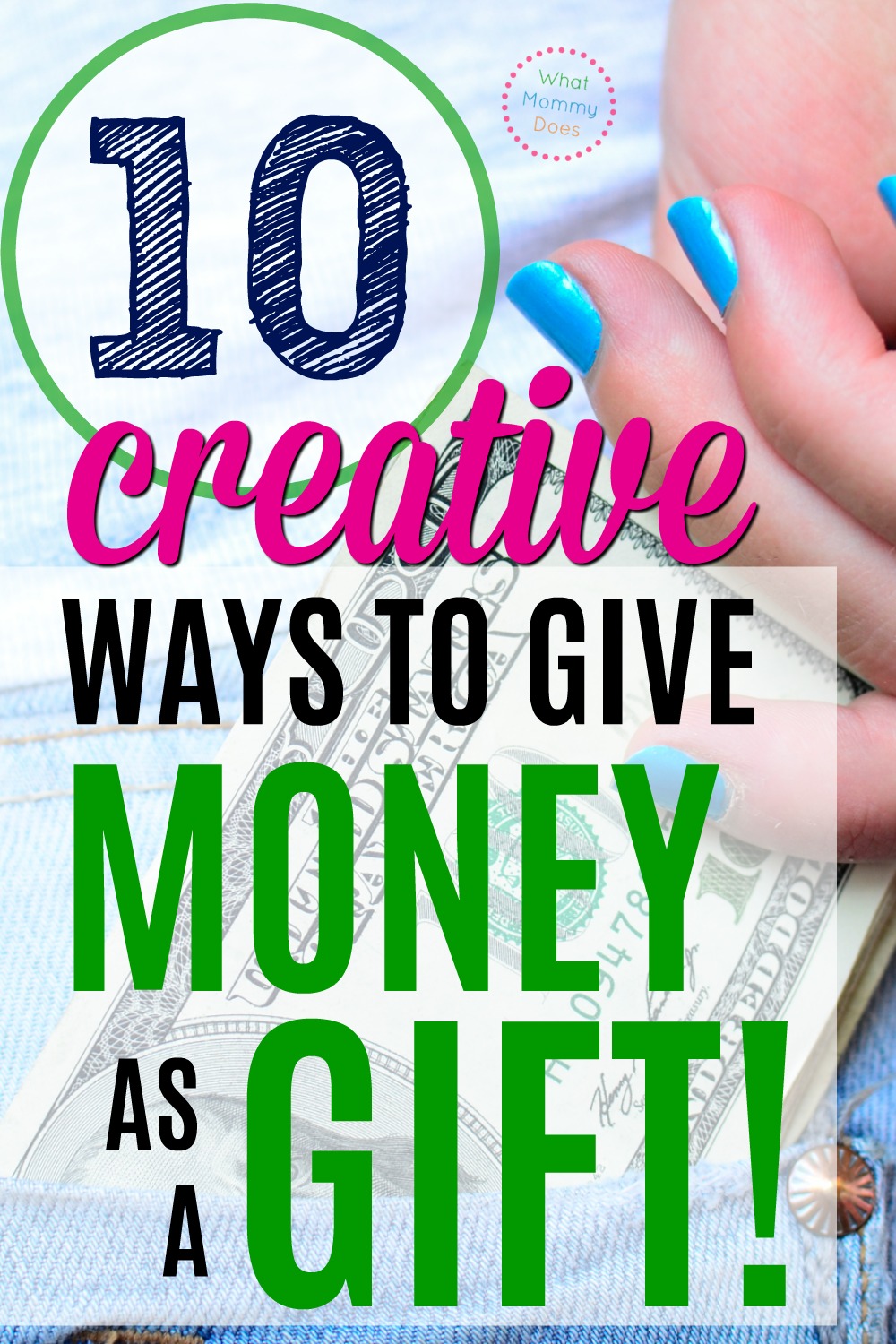I just love giving money & gift cards for Christmas presents - it's so practical & it's what most people really want! These 10 creative money gift ideas are perfect for teenagers, college students, or anyone who could use money around the holidays. Your gifts will be ready in minutes! You can totally make these gifts last minute in a pinch. :) 