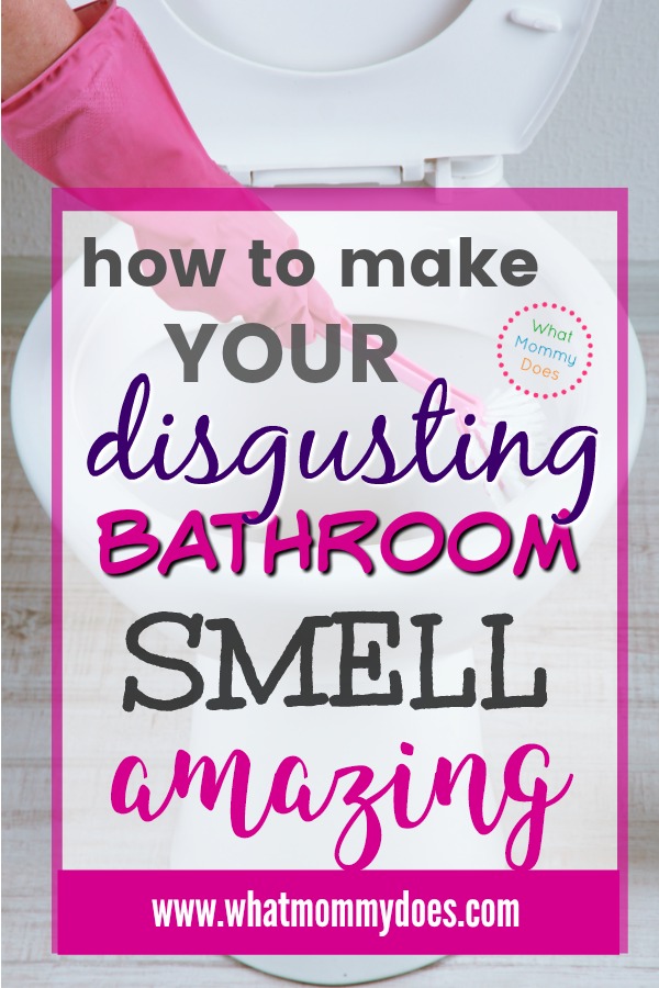 You can have a fresh smell in your bathroom all the time if you do certain things to keep the smells (like pee & poop) away. Here are my favorite bathroom cleaning tips, including the natural methods + essential oils I use...now my small downstairs bathroom smells amazing all the time!
