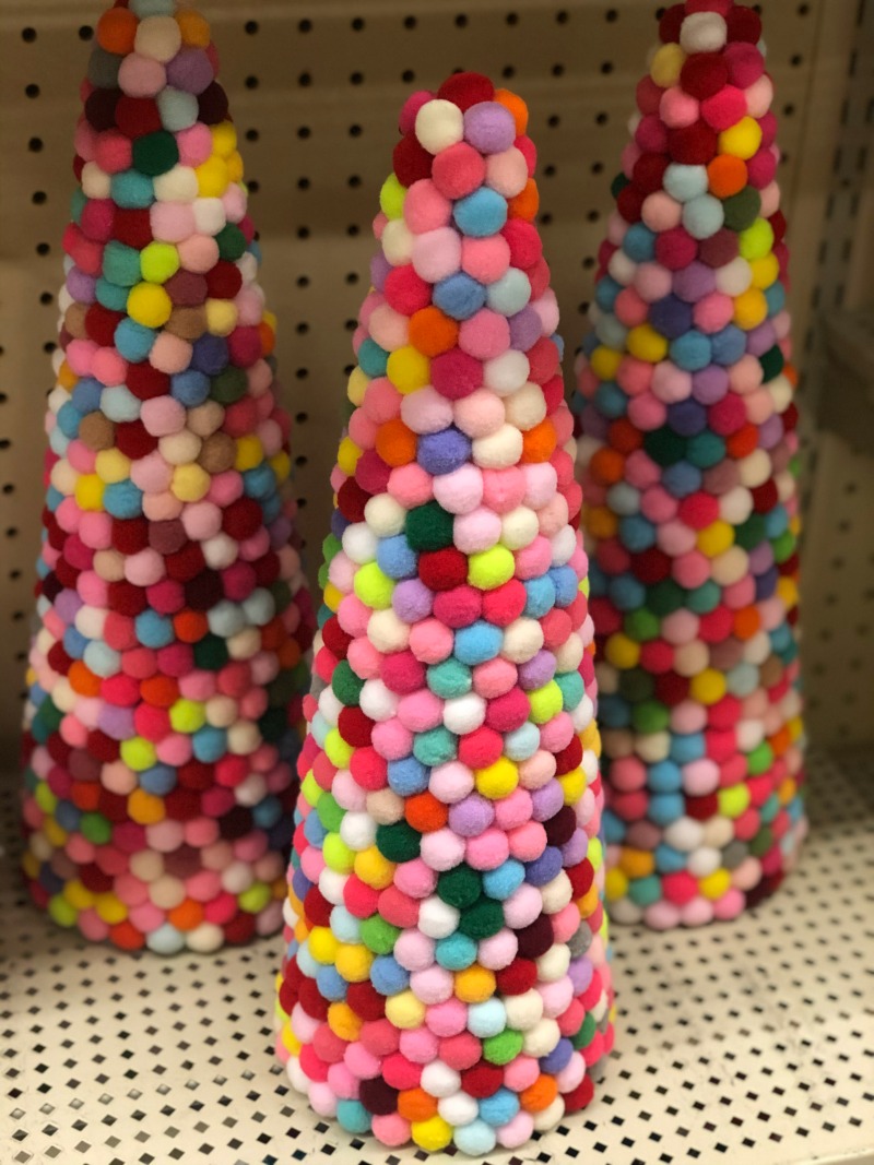 Pom Pom trees used to decorate your home are easy to make and sell for cash at vendor booths
