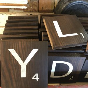 Oversized Scrabble Tiles for Gallery Wall Projects