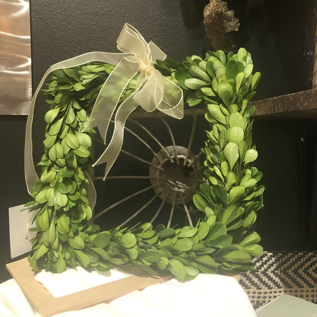 square greenery wreath