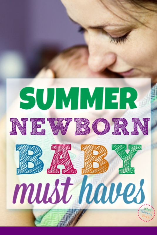 newborn essentials for summer baby