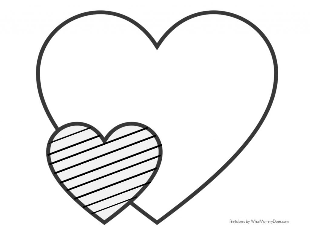 Big Heart Pages Coloring Pages