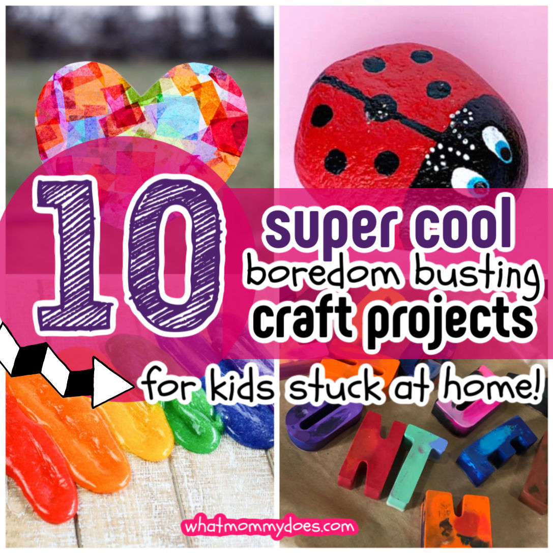 10+ Easy Creative Craft Ideas for Kids to Do at Home