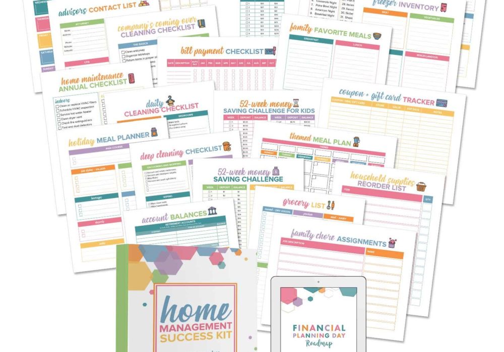 The Best Homemaking Worksheet Bundle for New Moms!