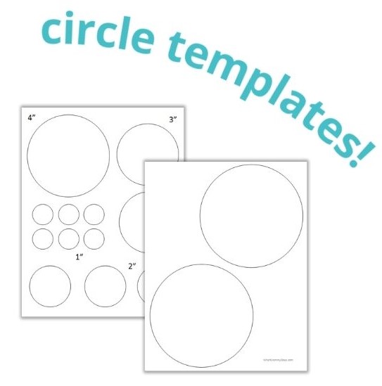 Circle Templates  Circle template, Templates printable free, Circle