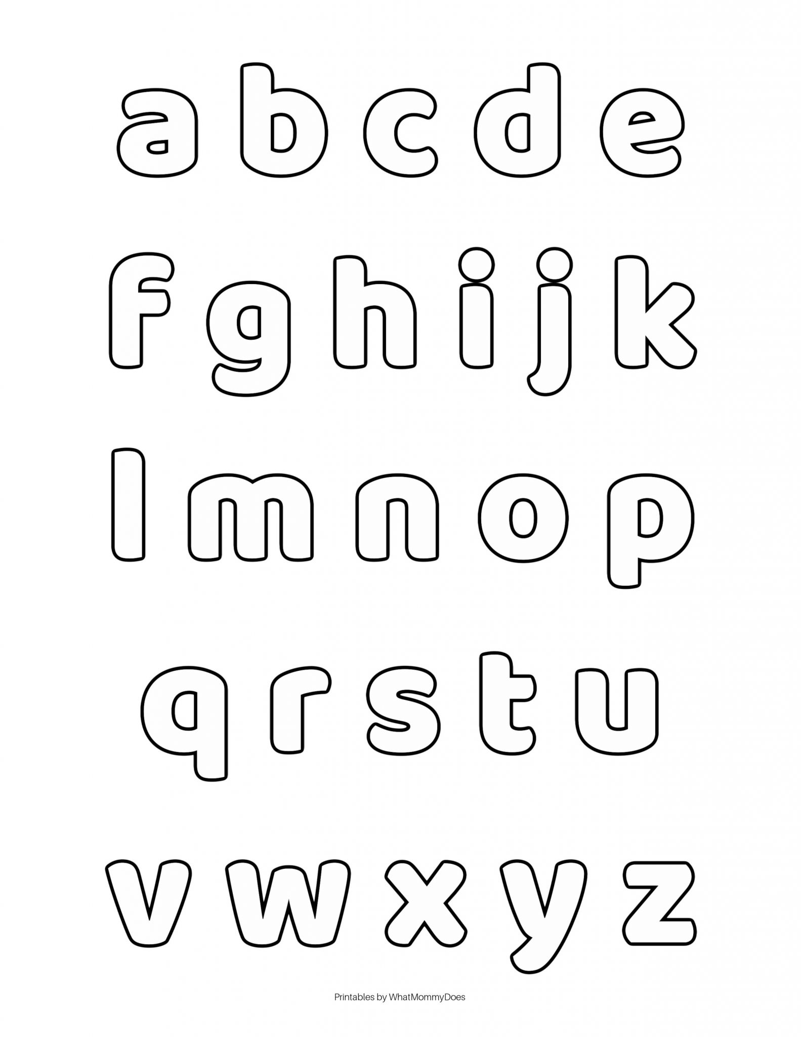 Free Printable Abc Letters - Free Printable Worksheet