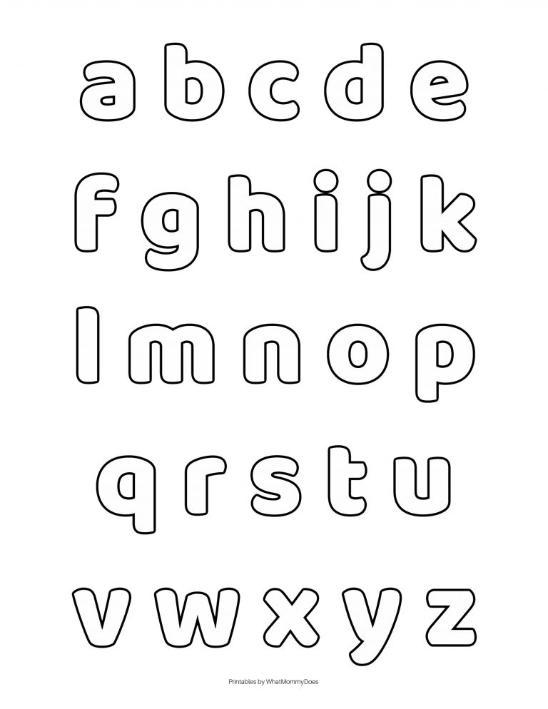 Free Alphabet Printables – Letters, Worksheets, Stencils & ABC Flash ...