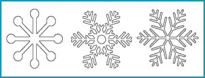 Free Printable Snowflake Templates – 10 Large &amp; Small Stencil Patterns ...