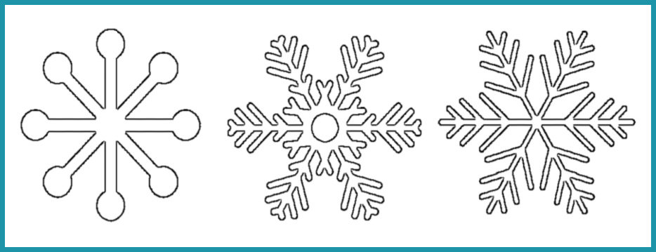 Free Printable Snowflake Templates – 10 Large & Small Stencil Patterns -  What Mommy Does