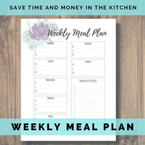 7 Cute &amp; Colorful Meal Planner Printables That Make Meal Planning Easy ...