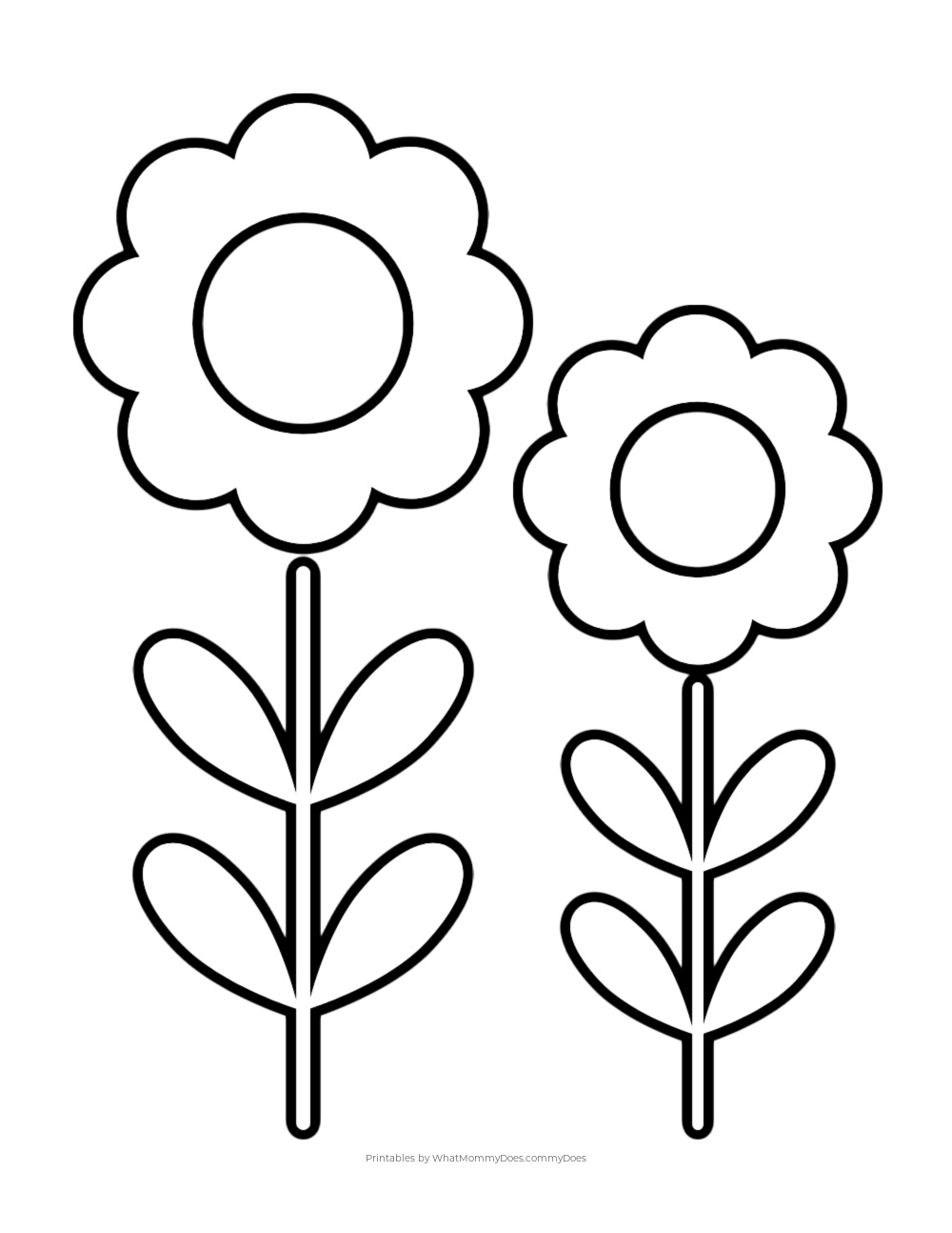 coloring pages of flowers online