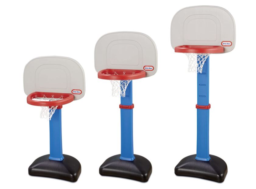 multi size basketball goal gift for a small child
