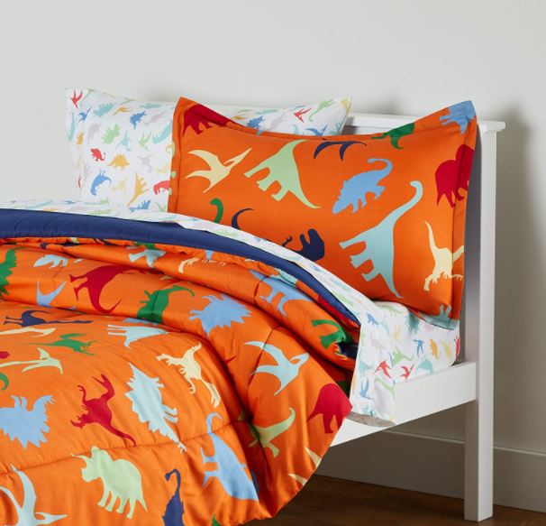 children's dinosaur bed set