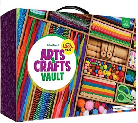 arts and crafts box kit that says arts and crafts vault on the front. 