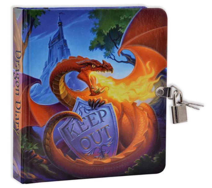 glow in the dark dragon journal for a kid