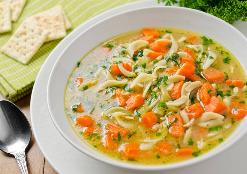 homemade chicken noodle soup