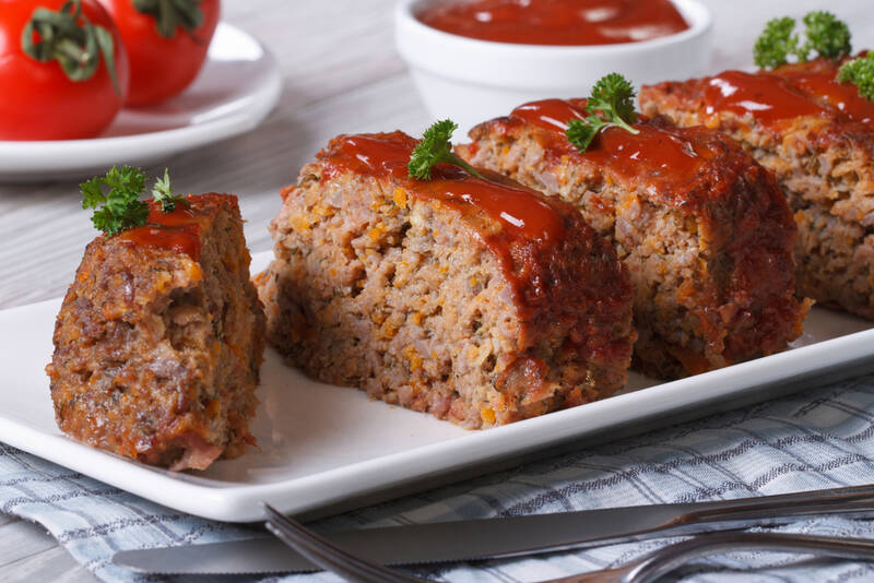 sliced meat loaf