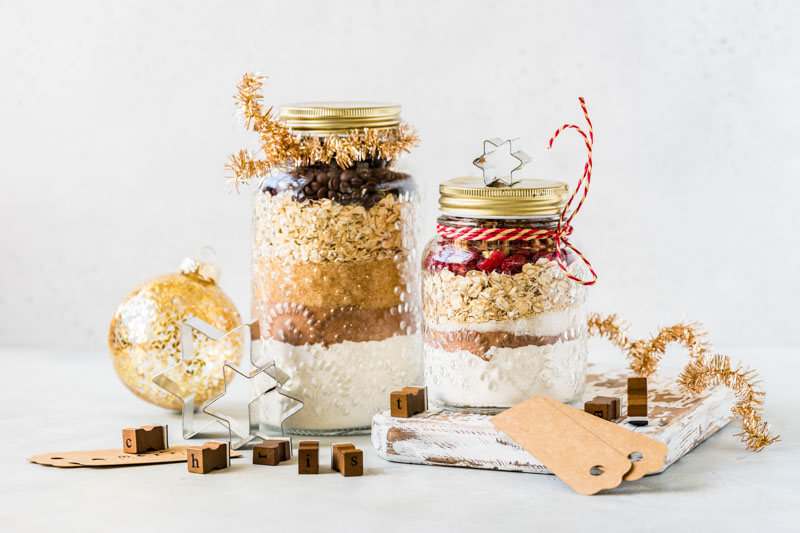 Christmas Cookie Mix in Jars