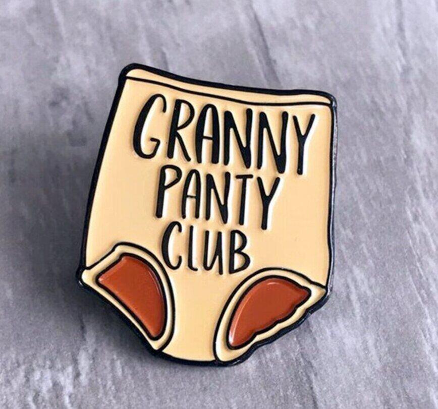granny panty pin