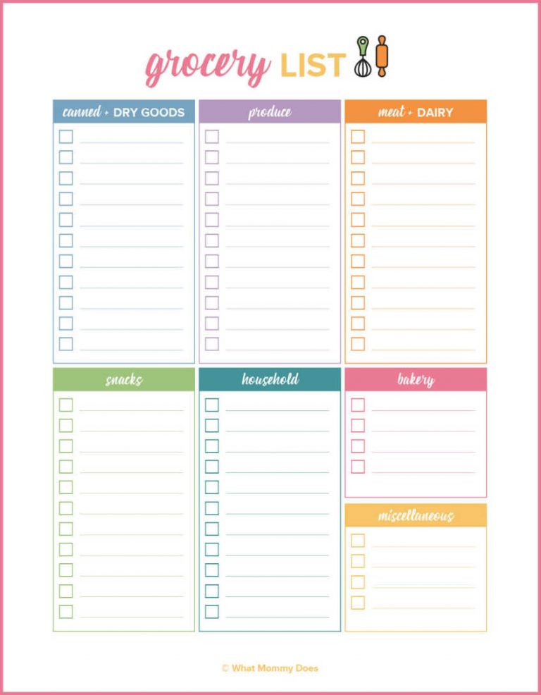 5 Free Stay at Home Mom Printables {Cleaning, Meal Planning & More