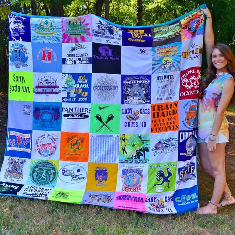 t shirt quilt - a sentimental family gift that will be treasured