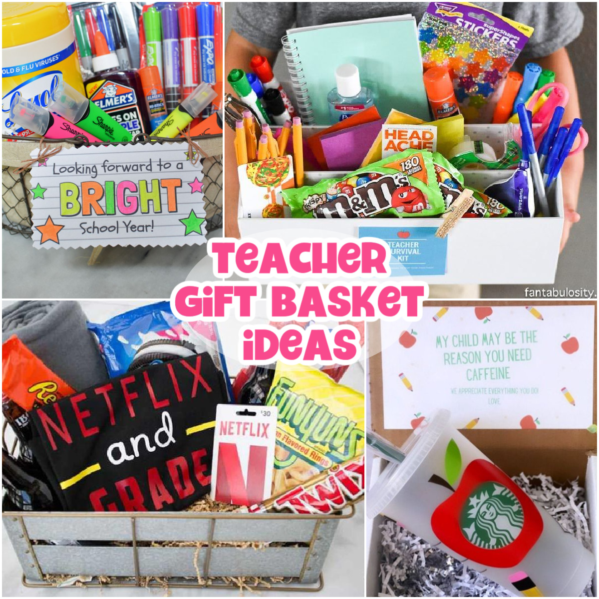 Relaxation Gift Basket for Mom on the 1st Day of School (or any