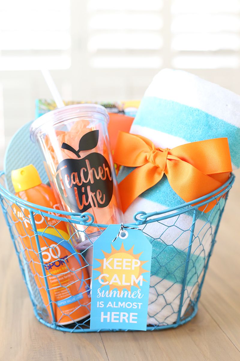 Relaxation Gift Basket for Mom on the 1st Day of School (or any