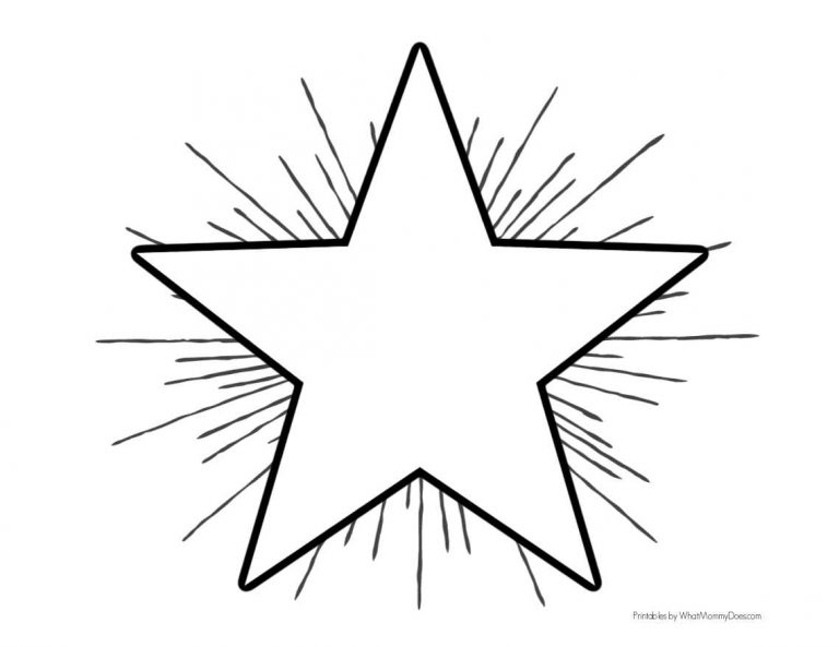 Free Printable Heart Stencils &amp; Star Templates | What Mommy Does