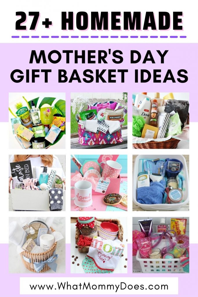 27+ Homemade Mother's Day Gift Basket Ideas What Mommy Does