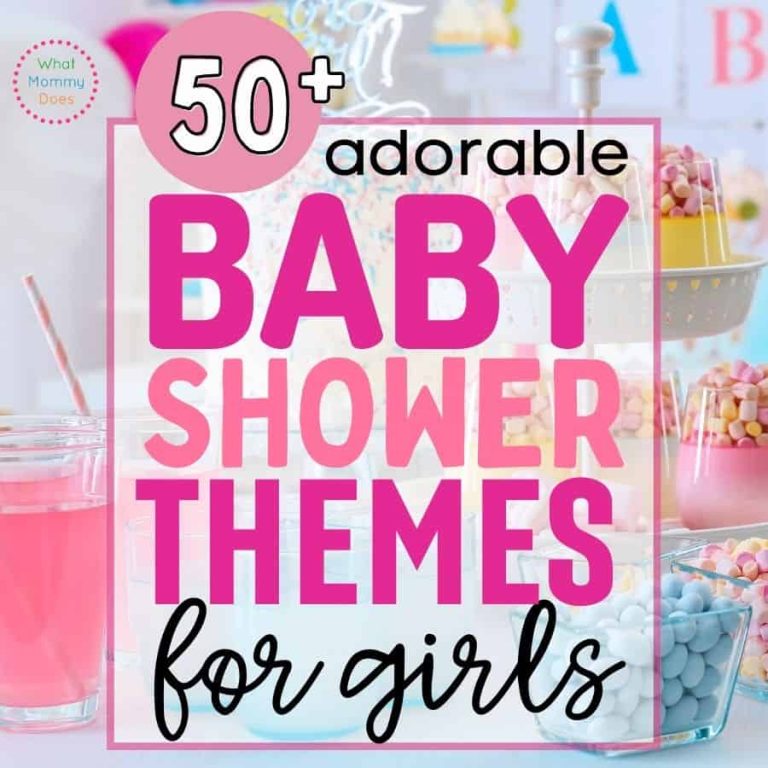 50+ Baby Shower Themes for Girls (adorable & unique ideas!)