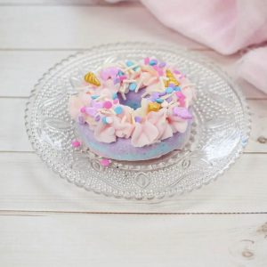 diy bath bomb recipe in donut shape