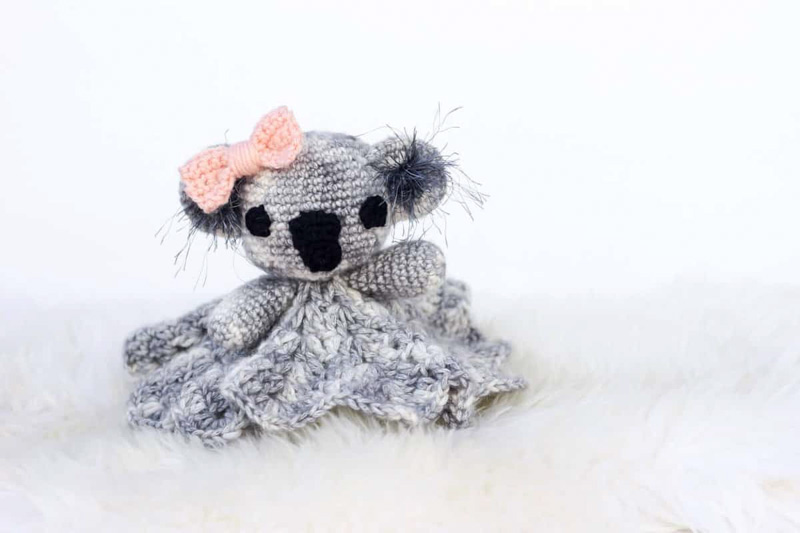 DIY crochet koala toy