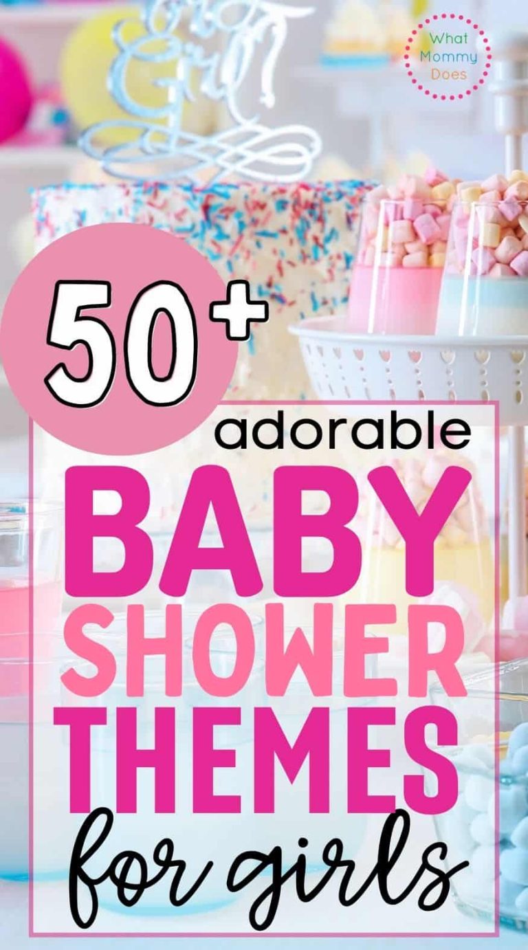 50+ Baby Shower Themes for Girls (adorable & unique ideas!)