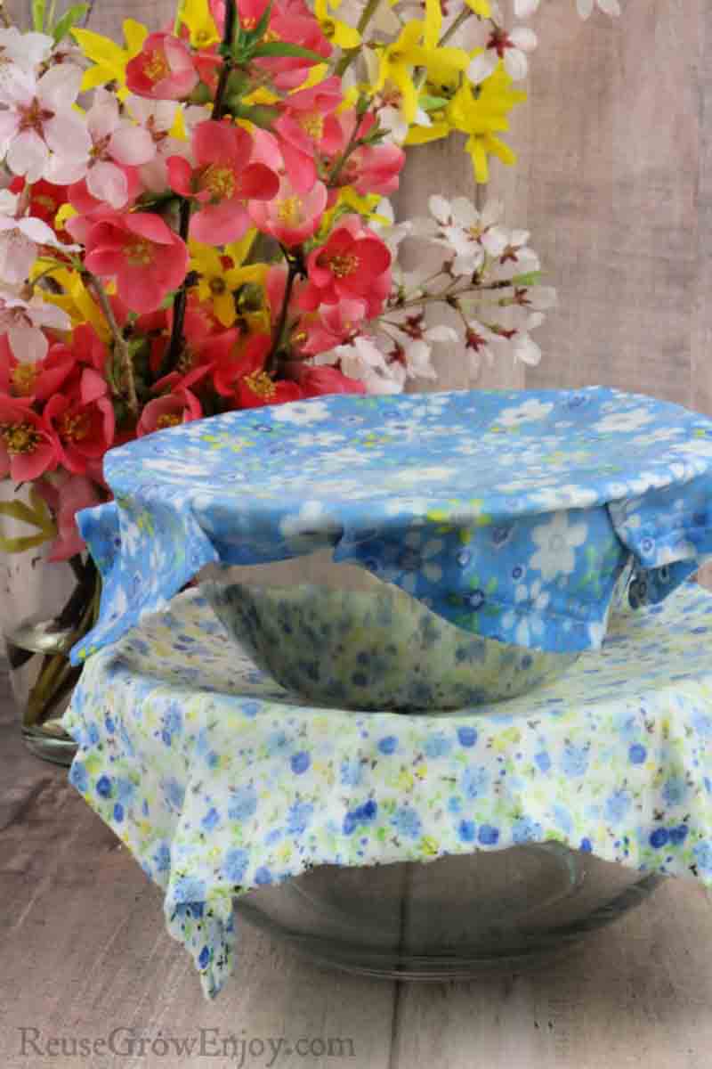 beeswax food cover project