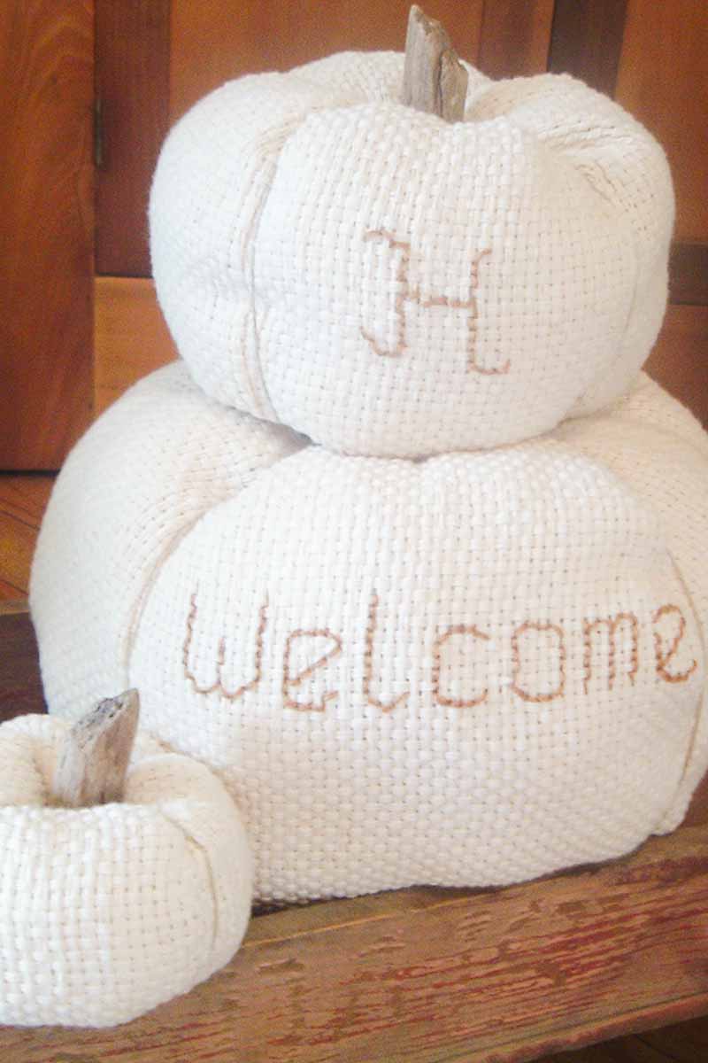 easy personalized fabric pumpkin gifts