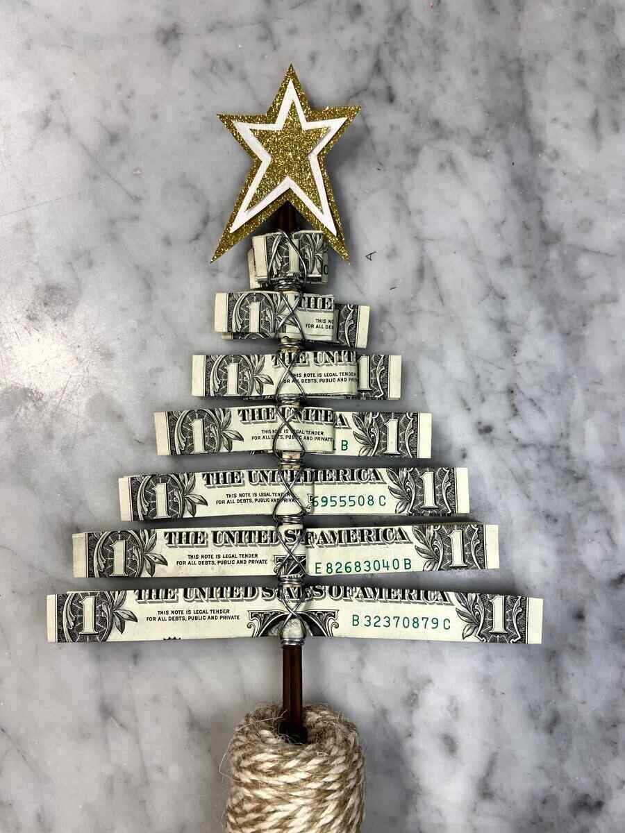 DIY money tree gift 