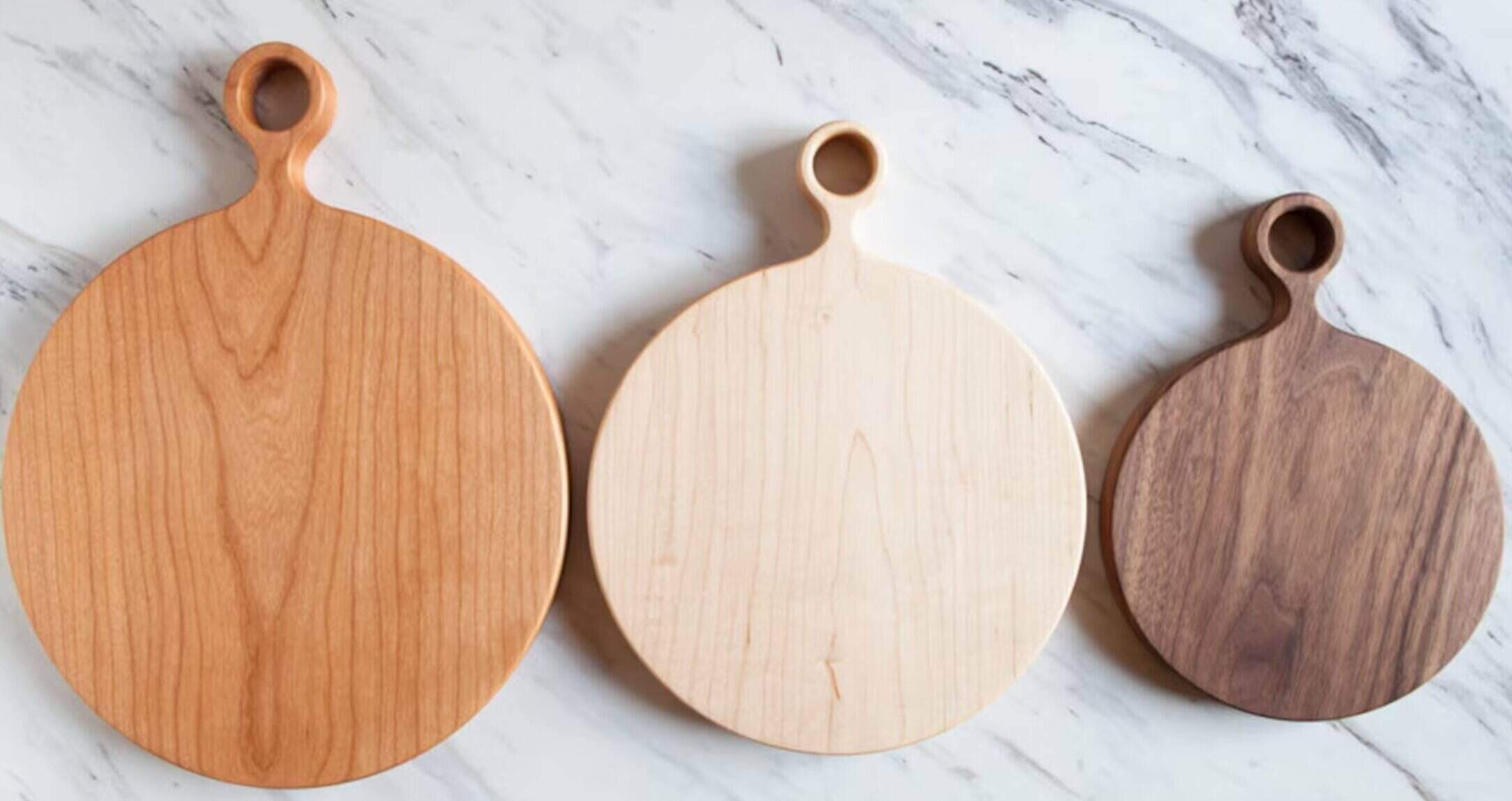 round wooden charcuterie boards