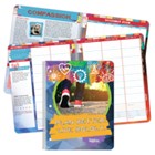 digital mockup of a student planner